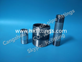 China NPT BSP thread steel pipe nipple galvanized from Cangzhou hongxin pipe fittings CO ., LTD supplier