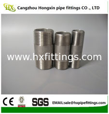China Steel pipe nipple,galvanized pipe nipple ，BSP NPT steel nipple HIGH QUATITY supplier